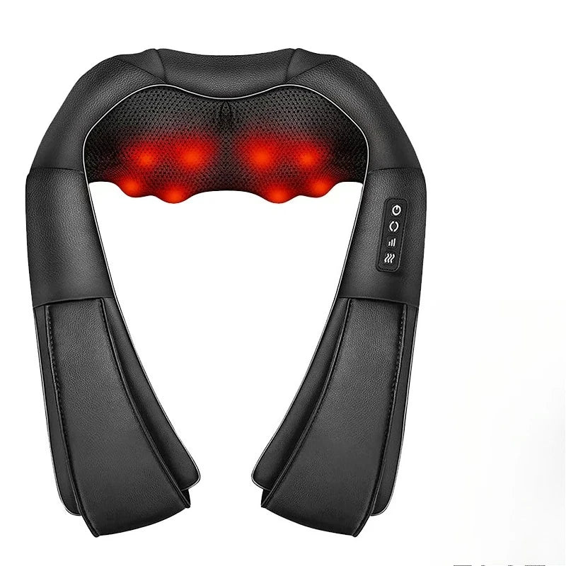 Demurae Knead Pro — Wrap-Around Shiatsu Neck & Back Massager with Heat
